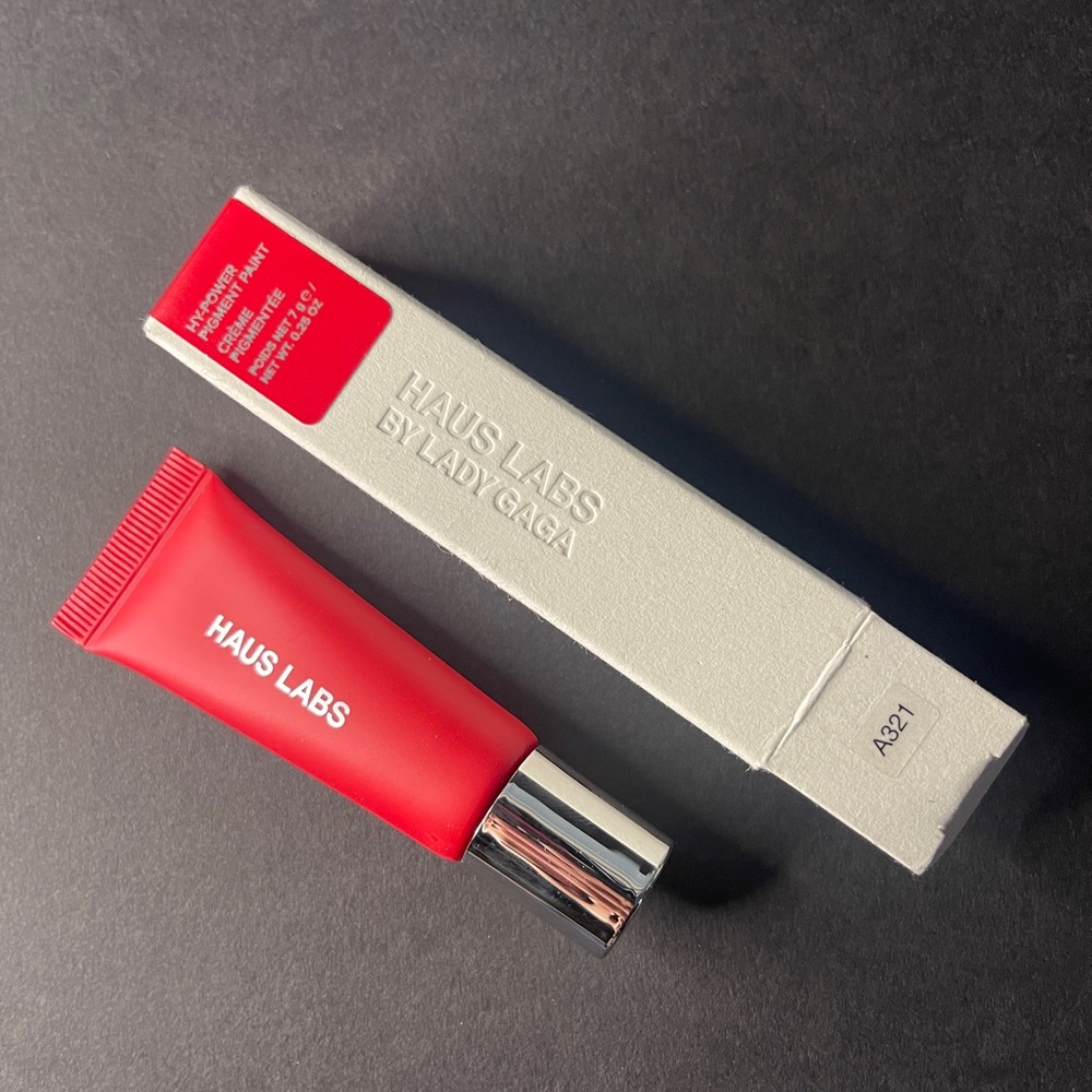 Haus Labs Hy-Power Pigment Paint - Scarlet Matte